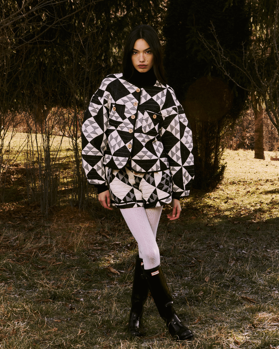 Chaqueta Canela Quilt Black