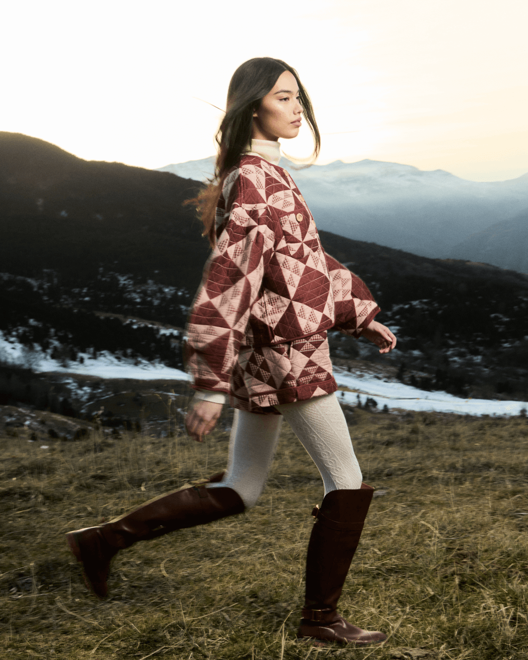 Chaqueta Canela Quilt Red