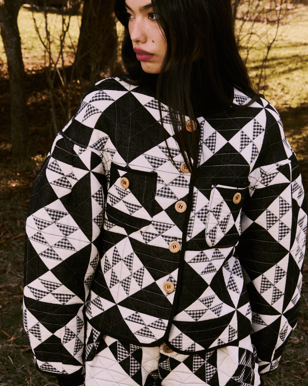 Chaqueta Canela Quilt Black