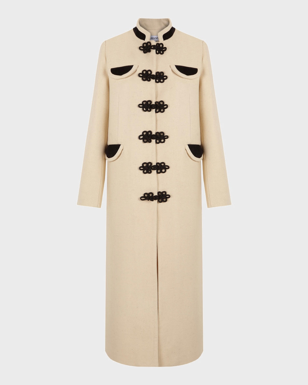 Dynasty Ivory Cashmere Coat