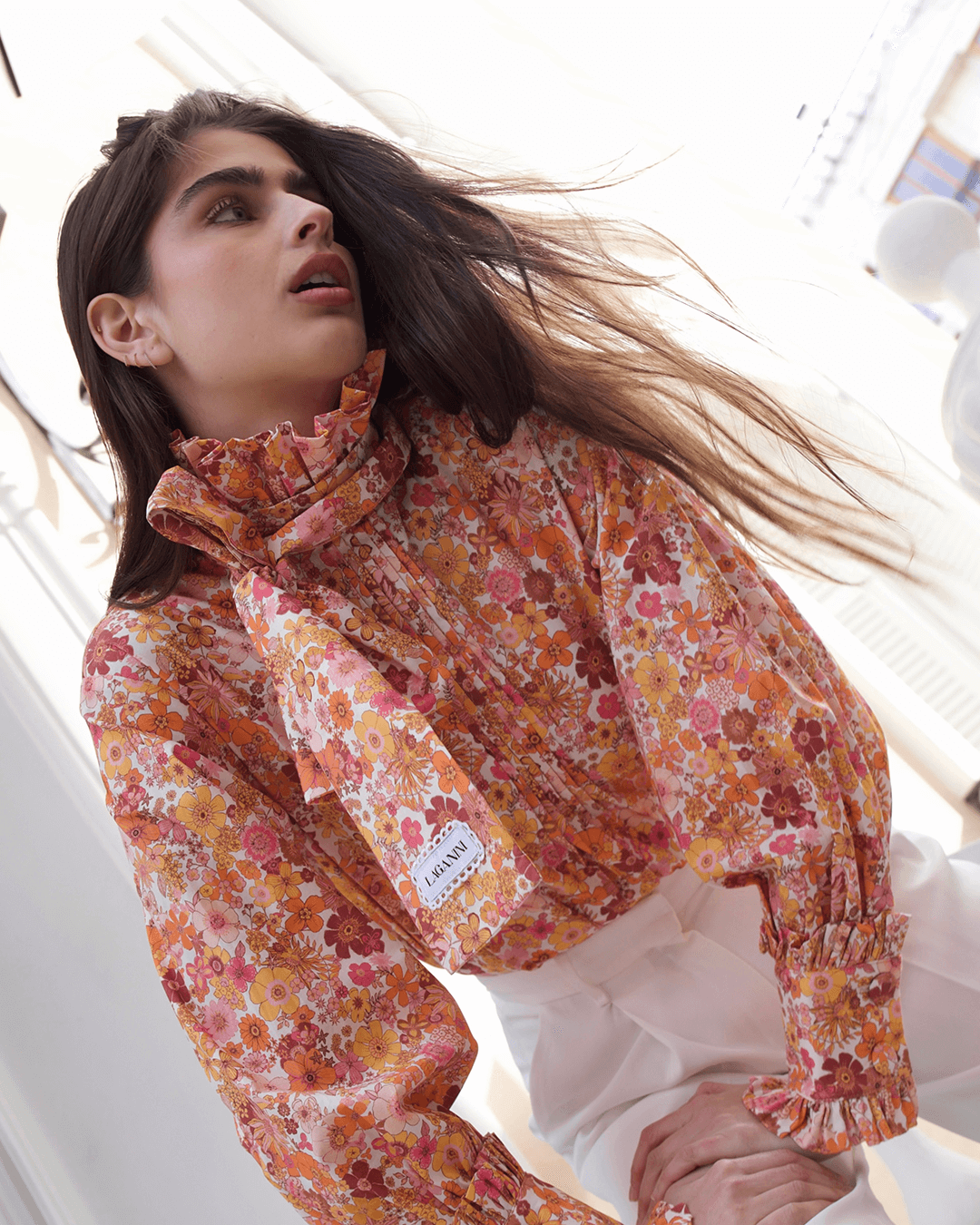 Camisa Poppy 70´s flowers