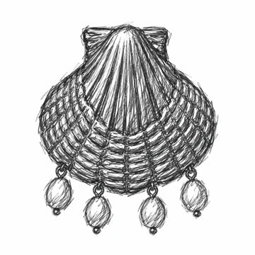 Dream Shell Brooch