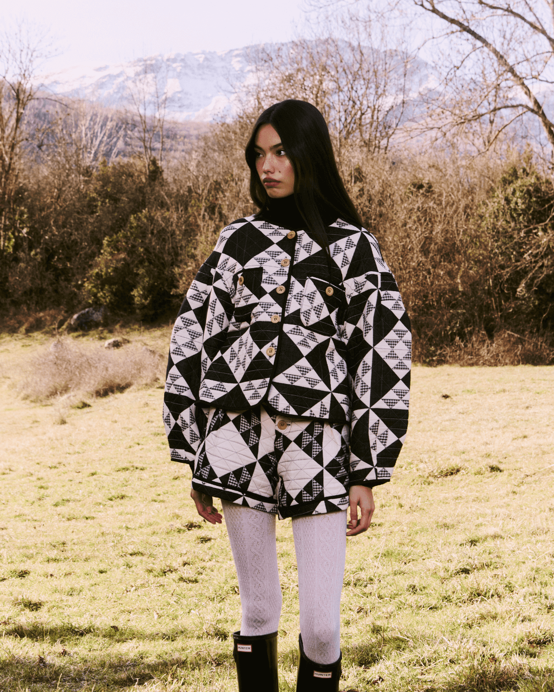 Chaqueta Canela Quilt Black