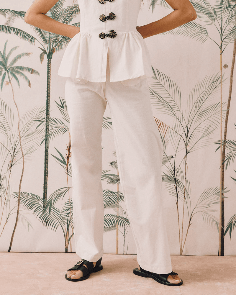Pants Punky Shanghai White