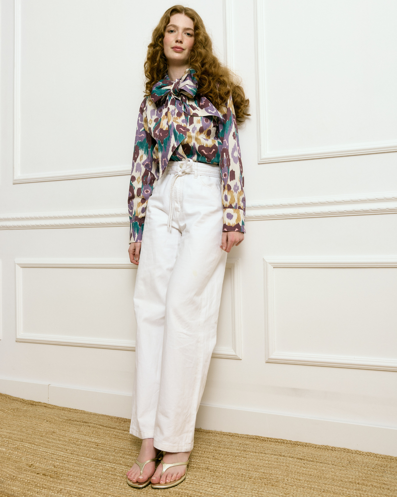Candy Ikat Purple Shirt