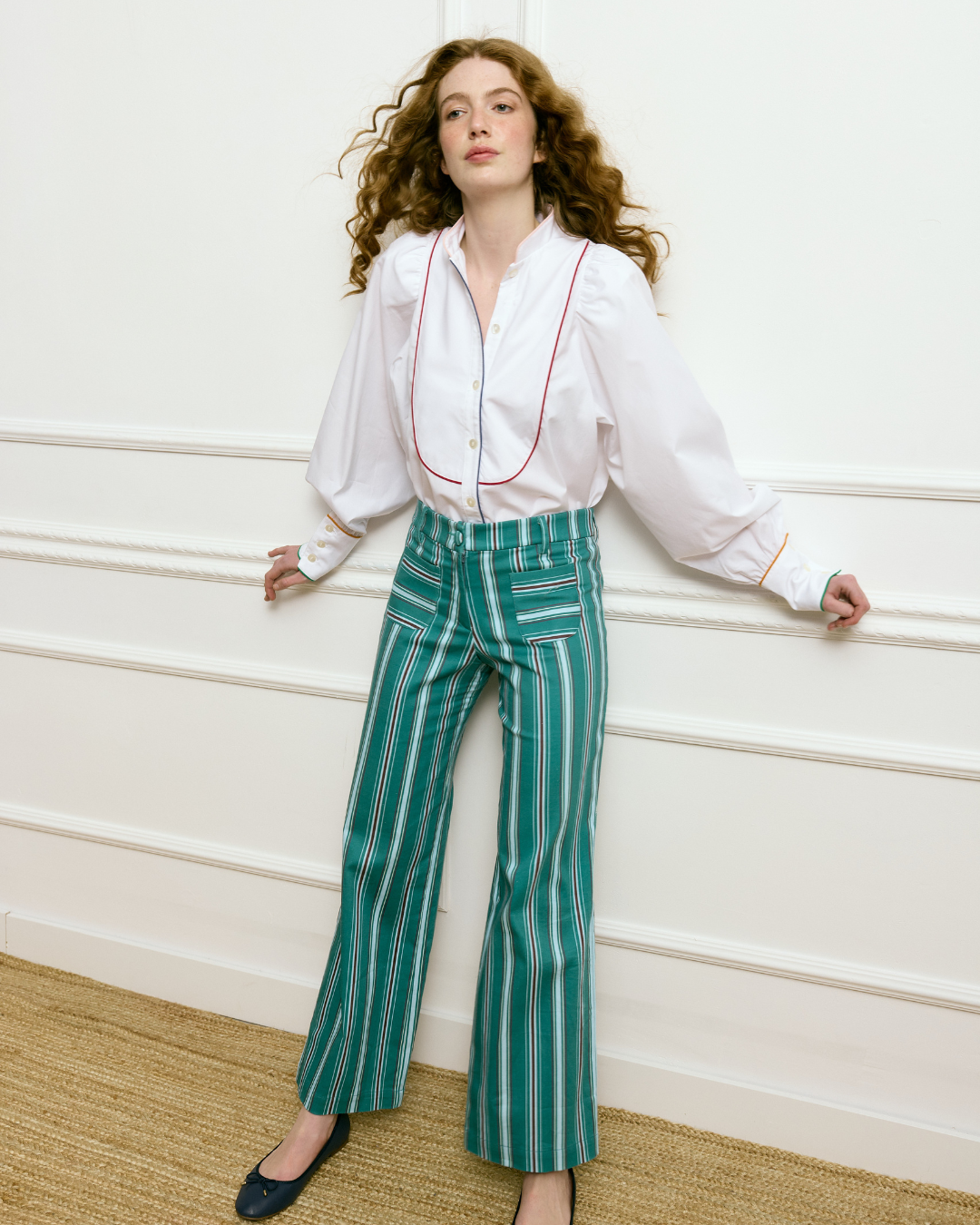 Punky Palm Springs Turquoise Pants