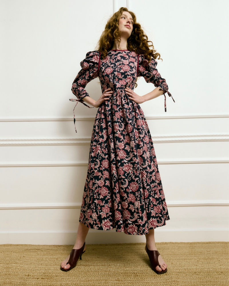 Vestido Peach Norfolk Blue