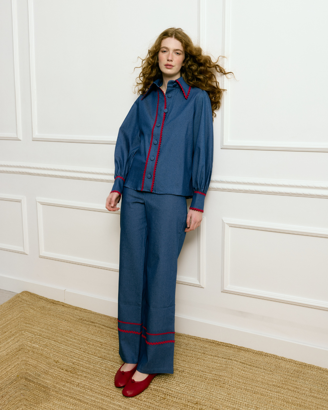 Pants Punky Denim Waves