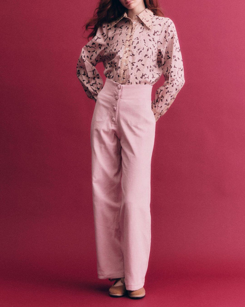 Cookie velveteen pink Pants