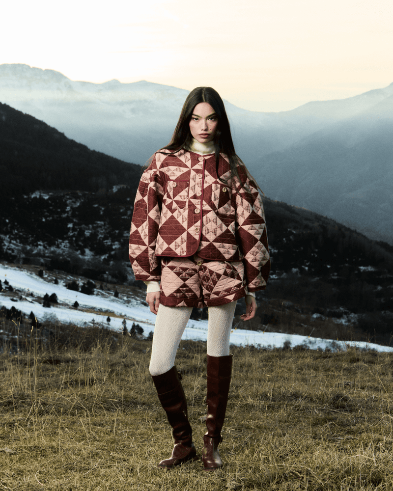 Canela Quilt Red Jacket