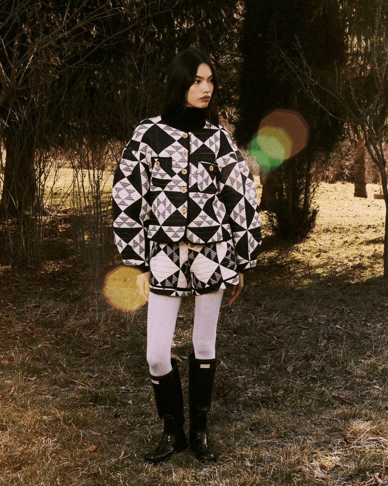 Penny quilt black Pants