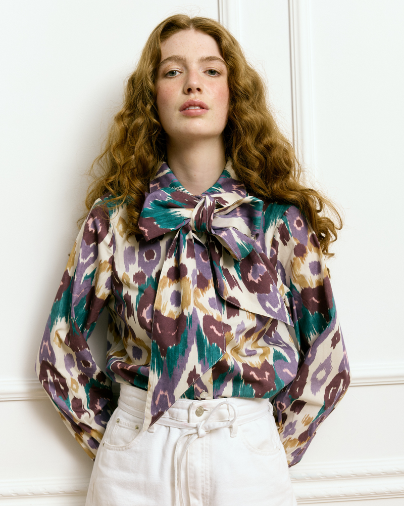 Candy Ikat Purple Shirt
