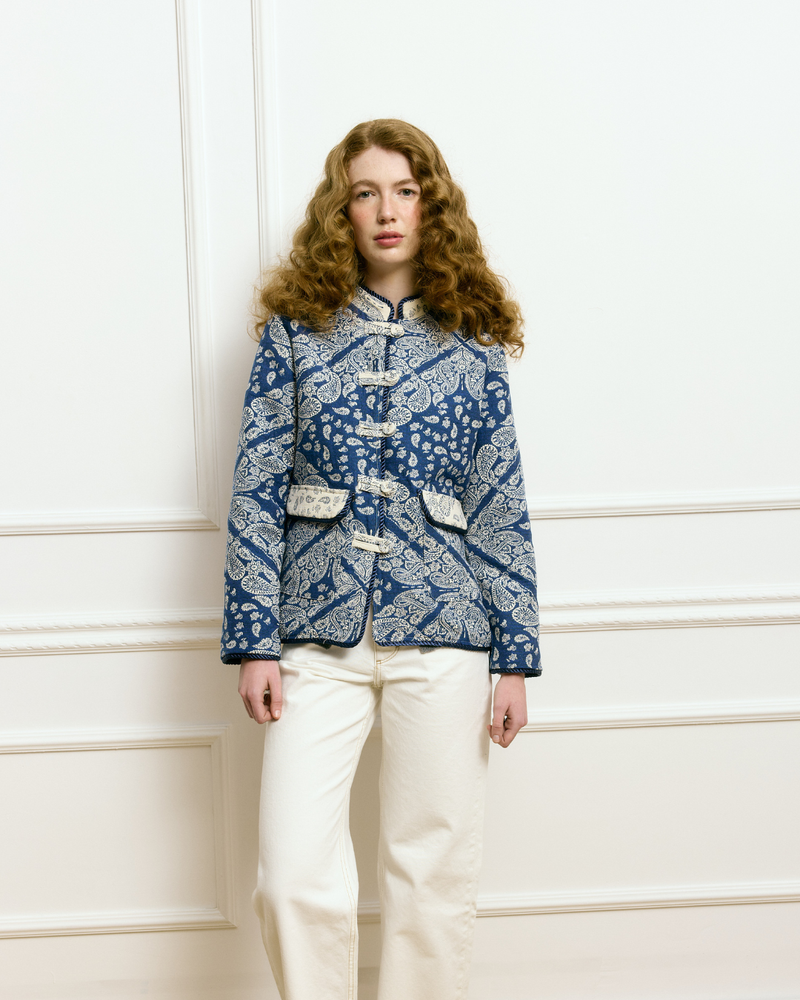 Tang Paisley Blue Jacket