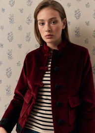 Tang Velveteen Wine Jacket