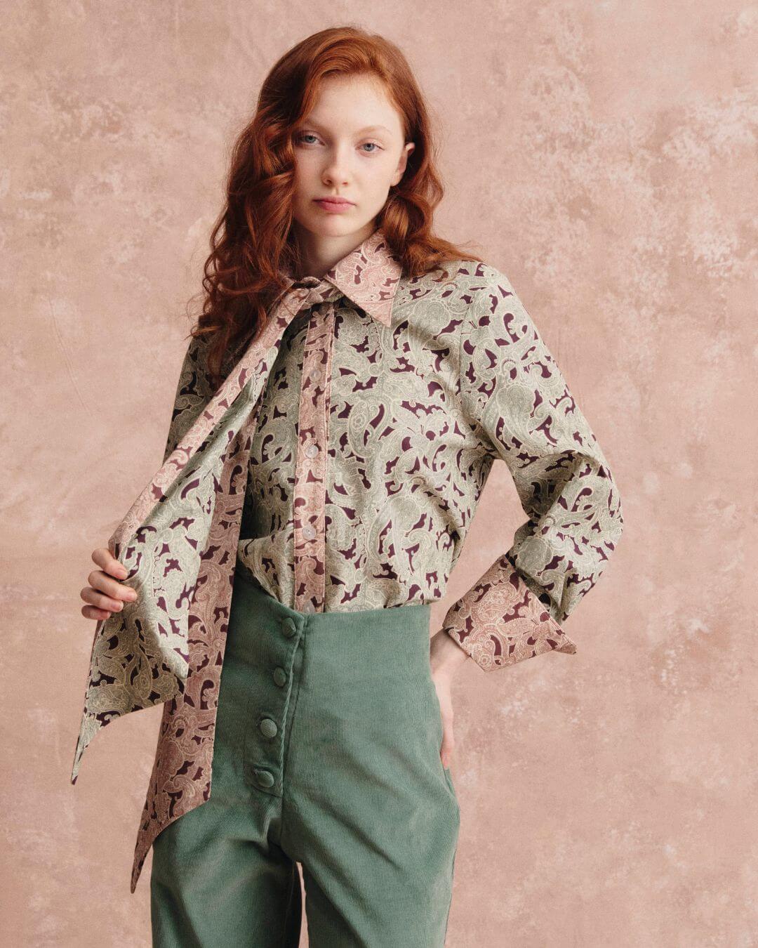 Pants Cookie velveteen green