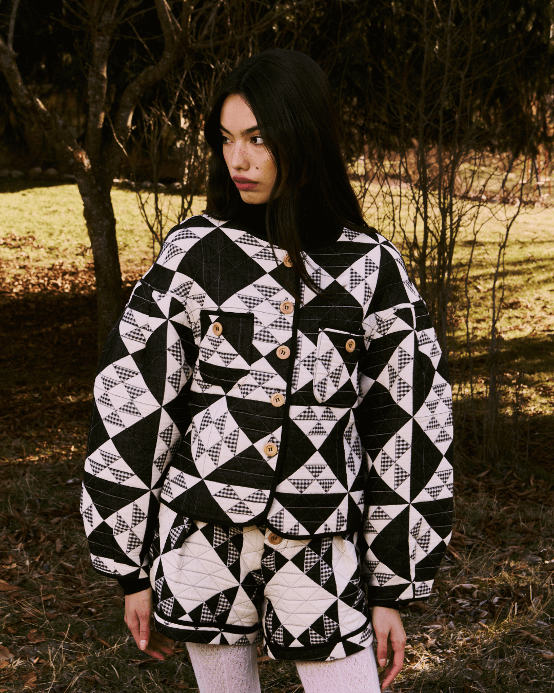 Chaqueta Canela Quilt Black