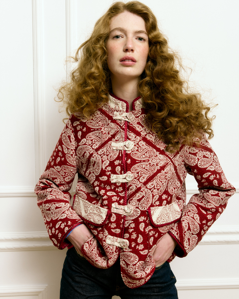 Tang Paisley Red Jacket