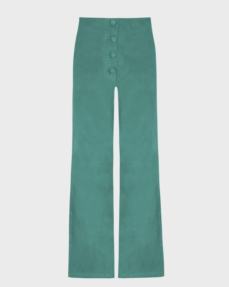 Cookie velveteen green Pants