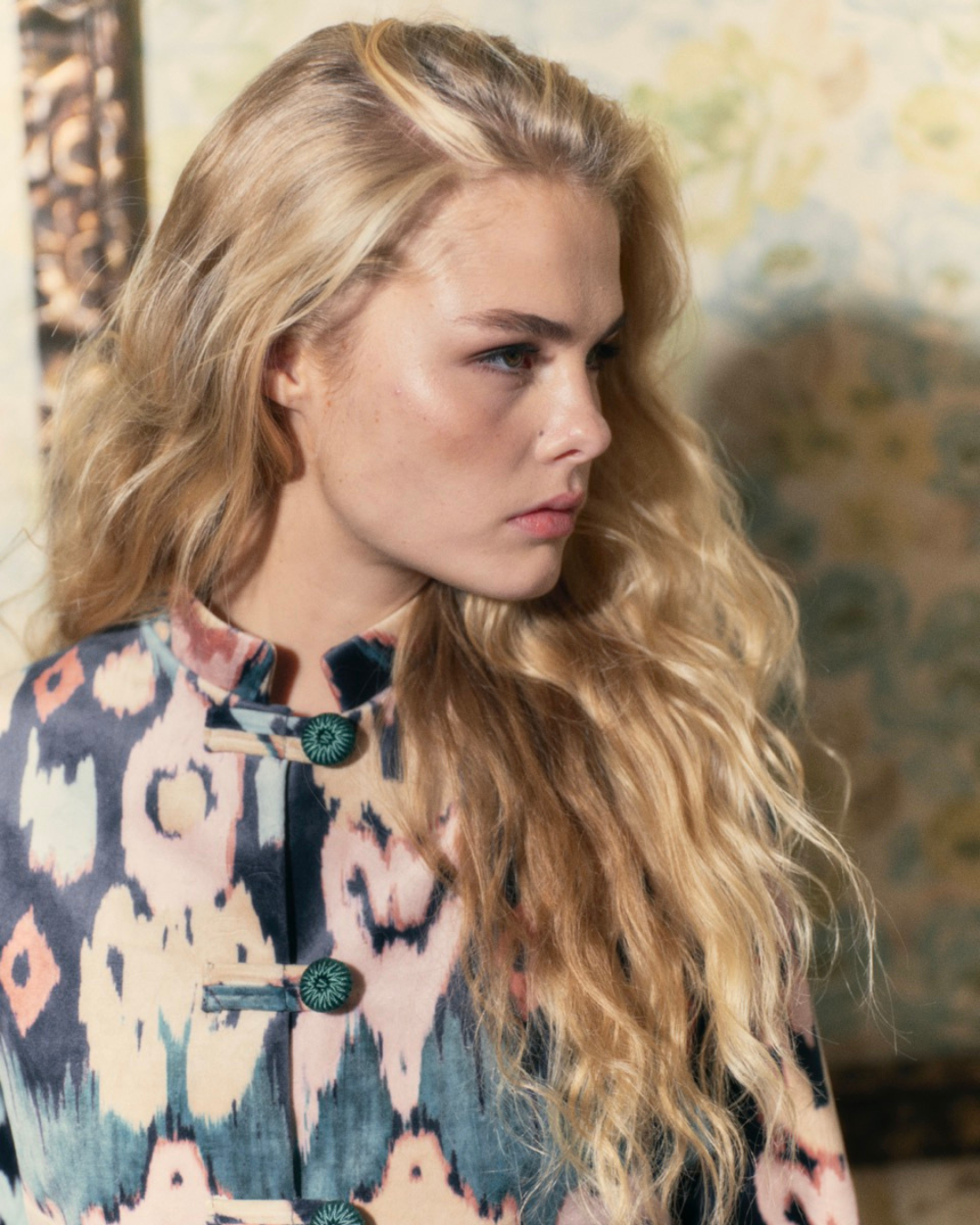 Tang Navy Ikat Jacket
