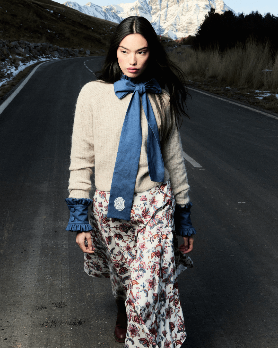 Falda Devon Melaza Beige
