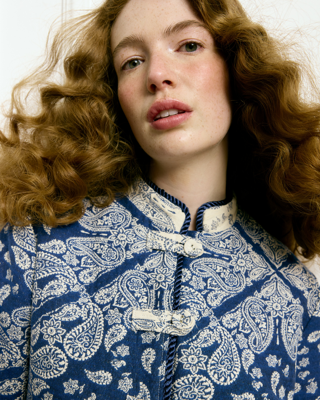 Tang Paisley Blue Jacket
