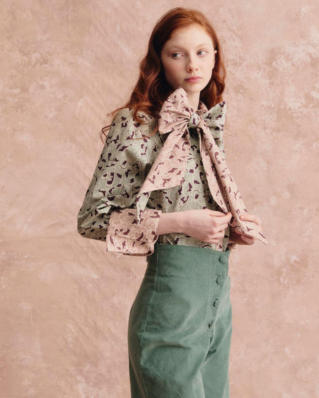 Pants Cookie velveteen green