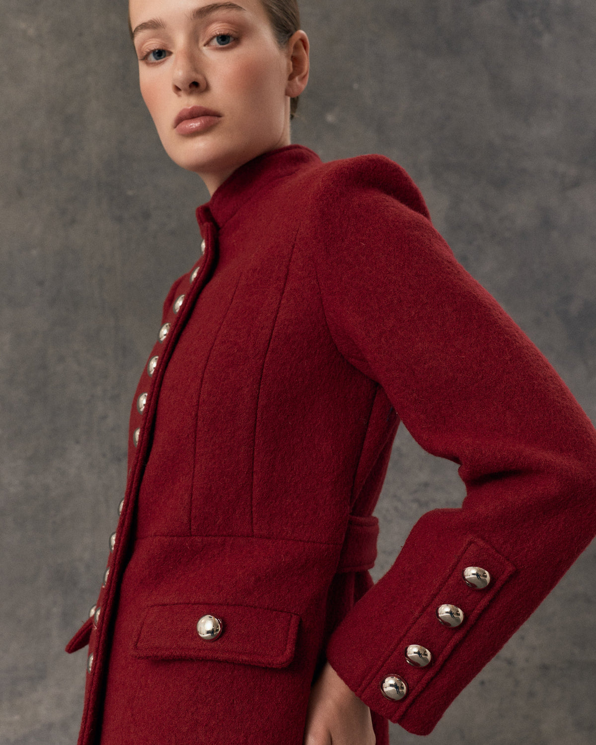 Astoria Burgundy Coat