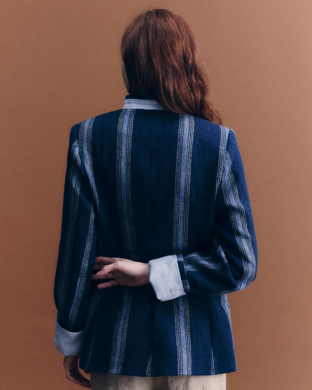 Chaqueta Goa blue stripes