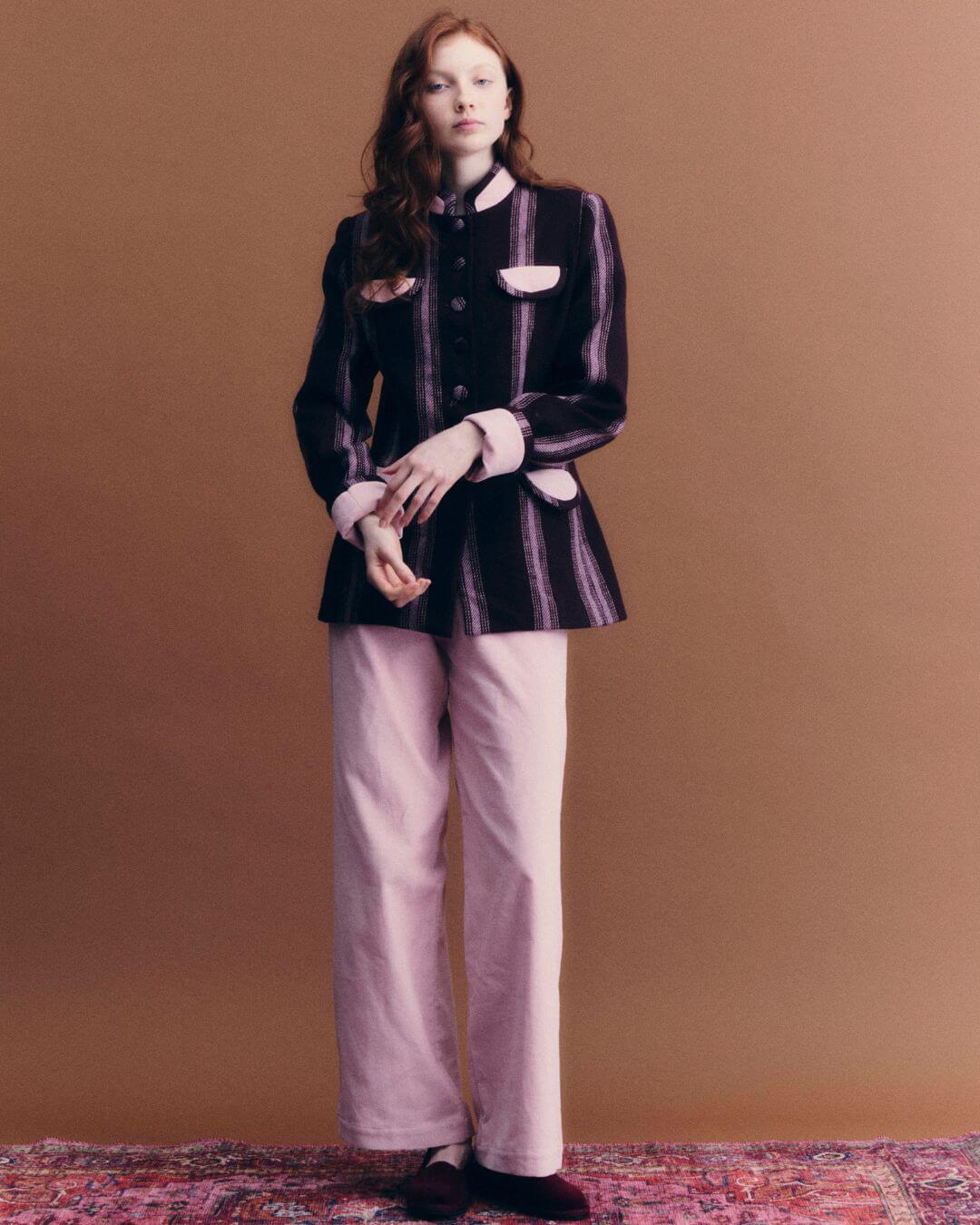Chaqueta Goa pink stripes