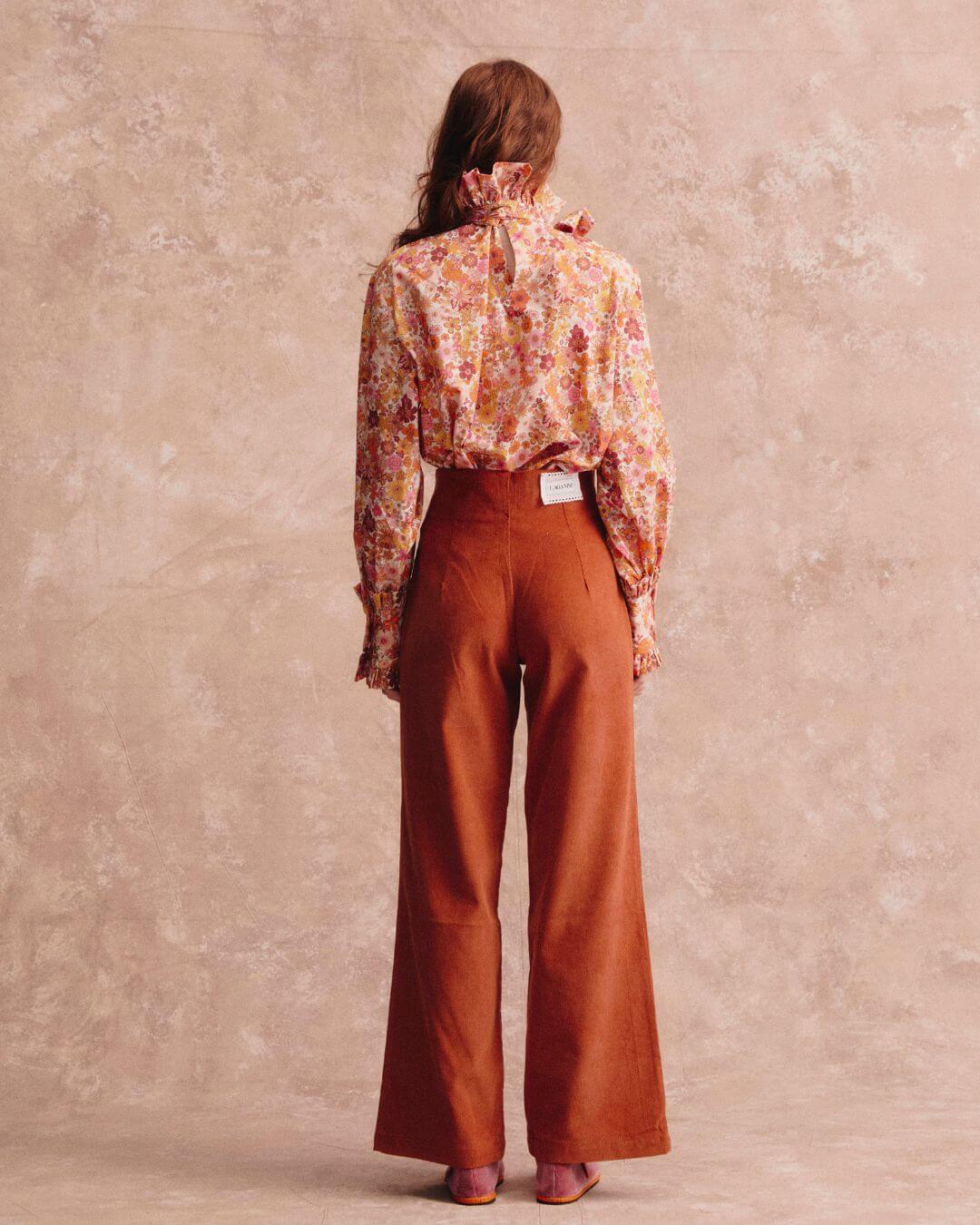 Camisa Poppy 70´s flowers