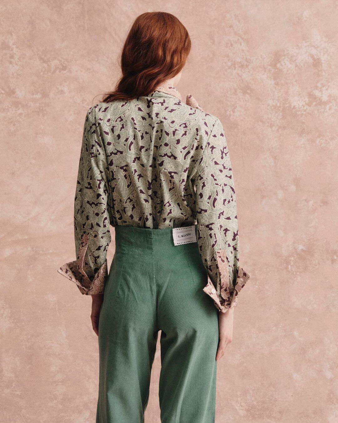 Pants Cookie velveteen green