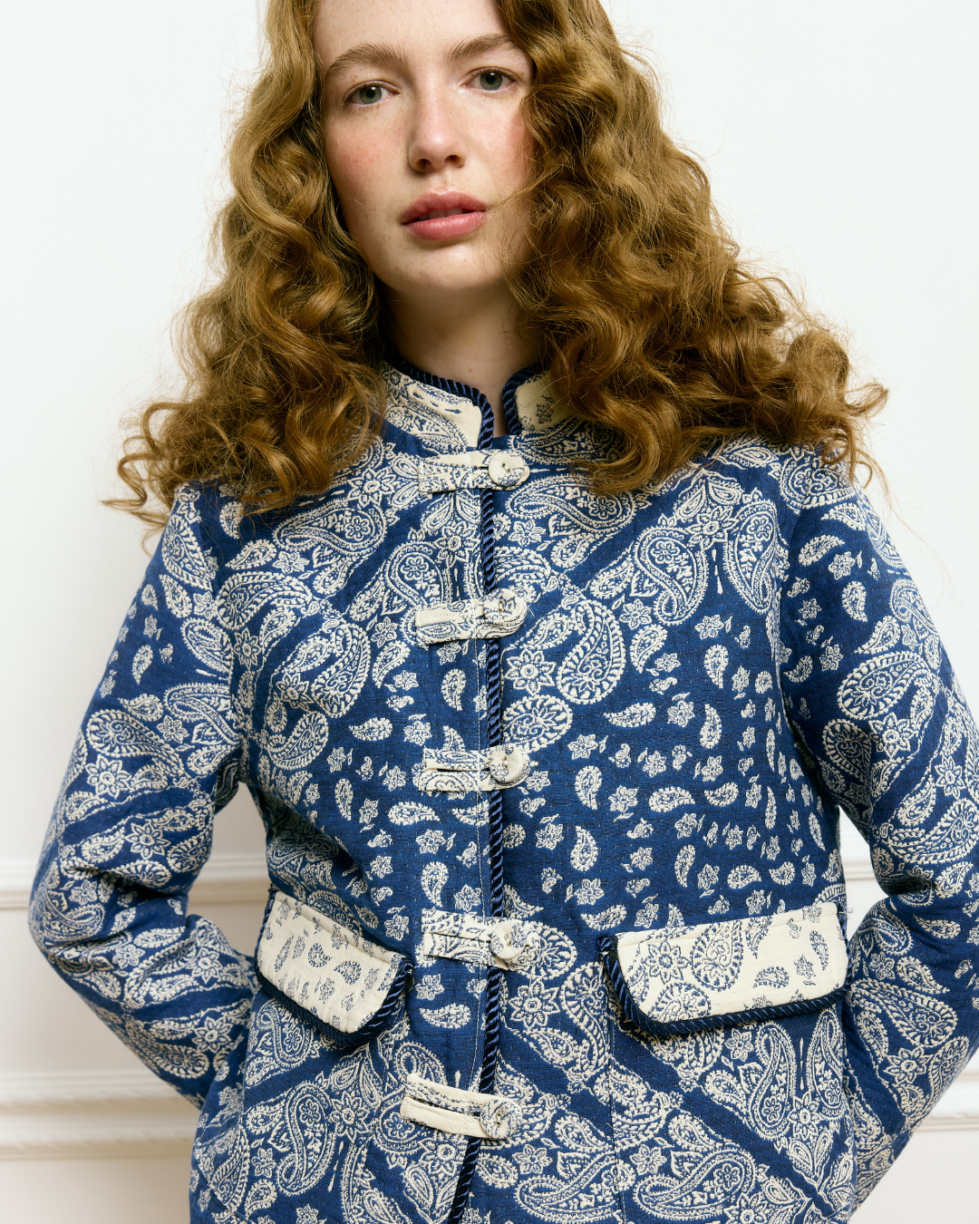 Tang Paisley Blue Jacket