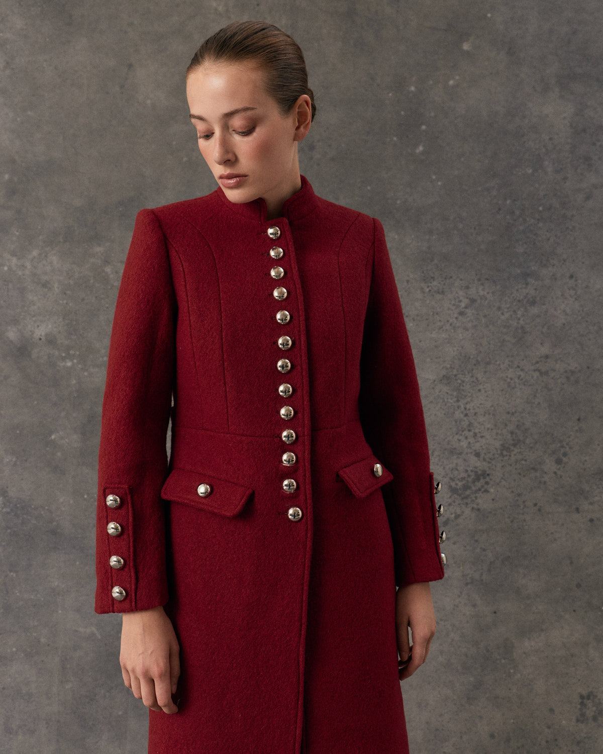 Astoria Burgundy Coat