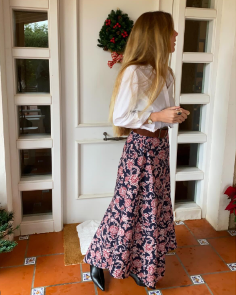 Devon Norfolk Blue Skirt