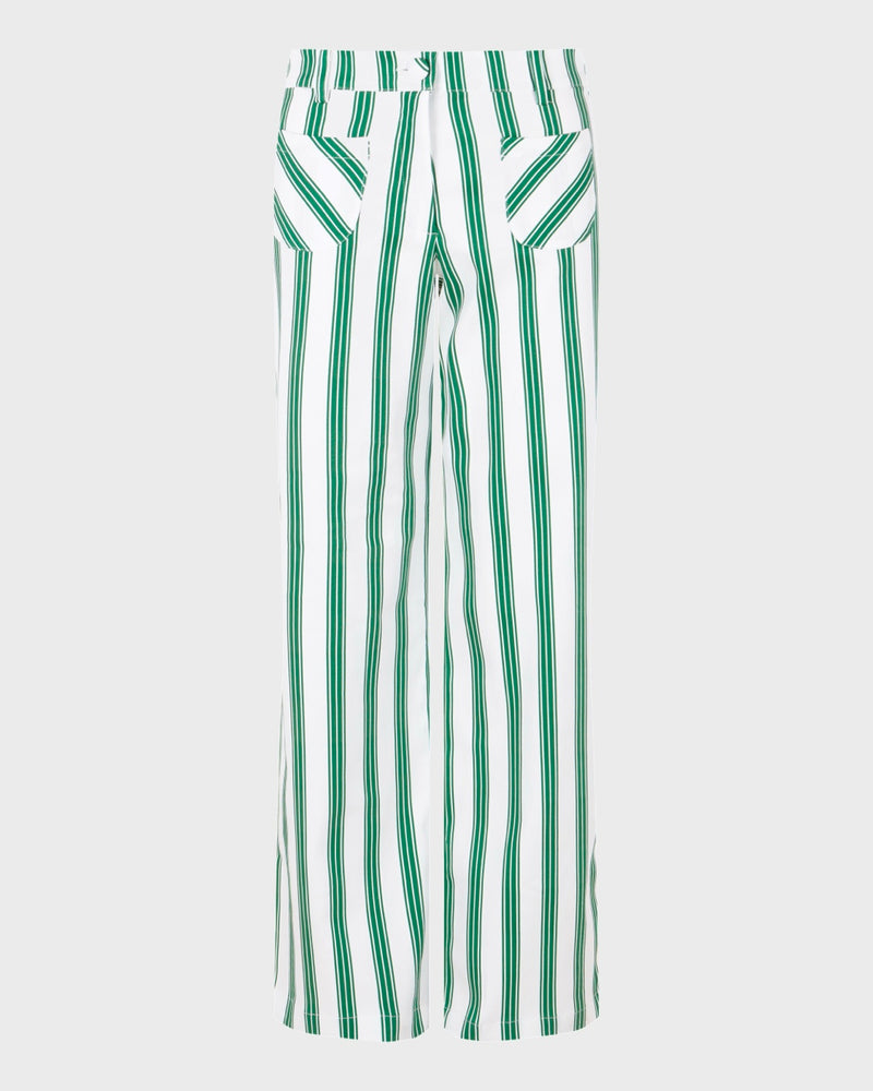 Punky Green Stripes Pants