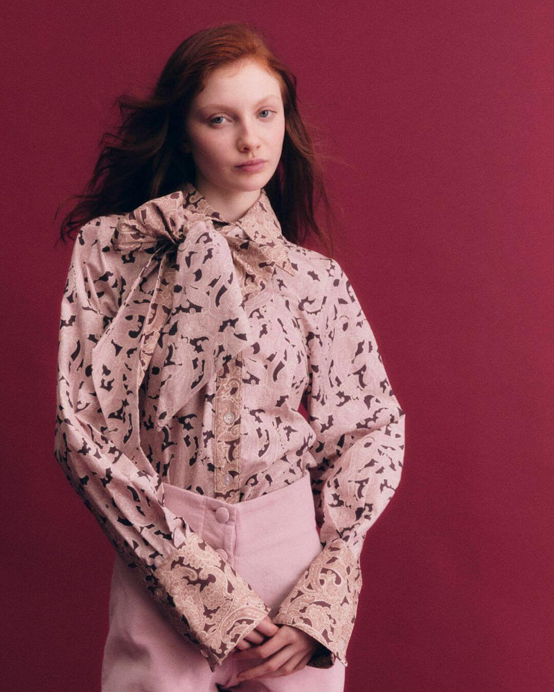 Candy paisley pink Shirt