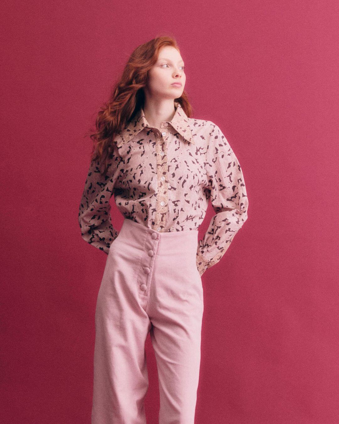 Camisa Candy paisley pink
