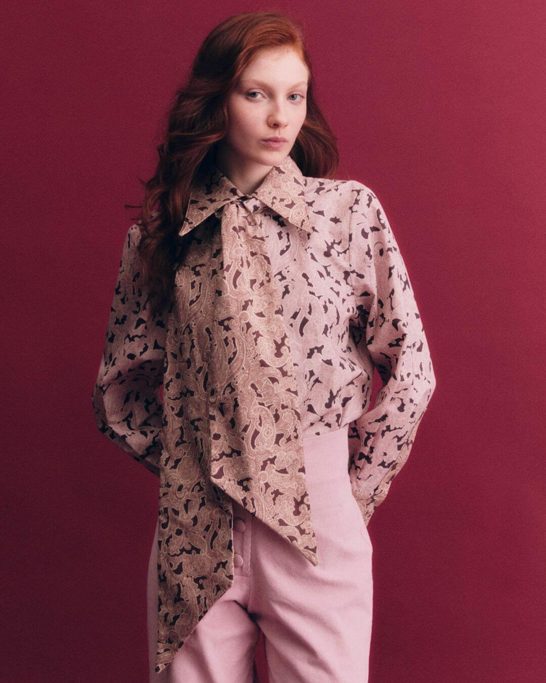 Camisa Candy paisley pink