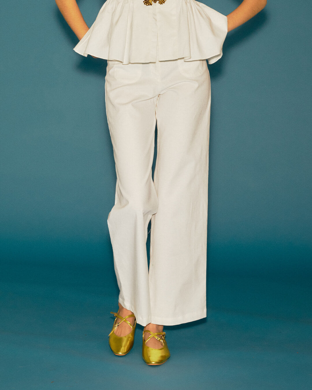 Pants Punky Shanghai White