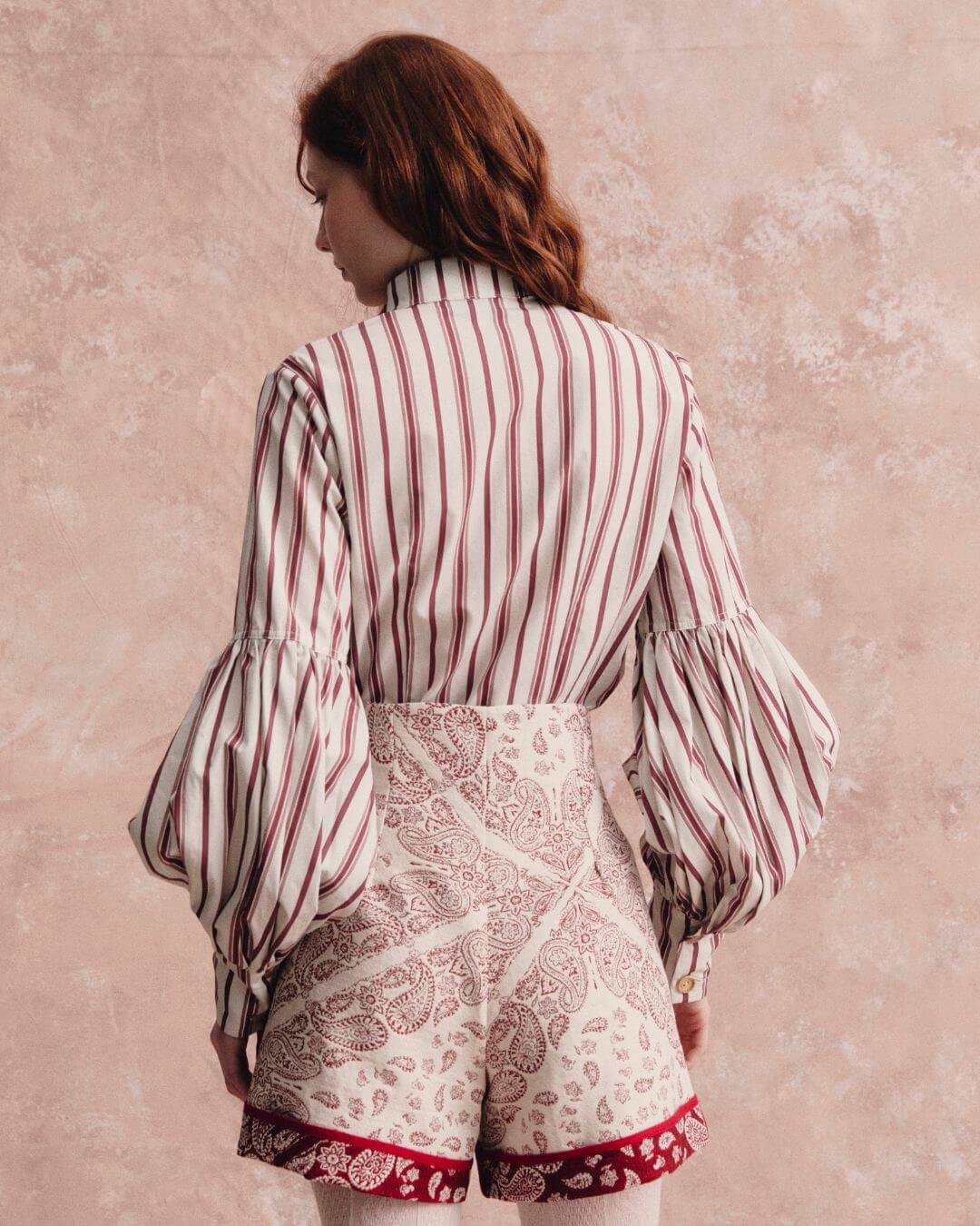 Pants Penny paisley red