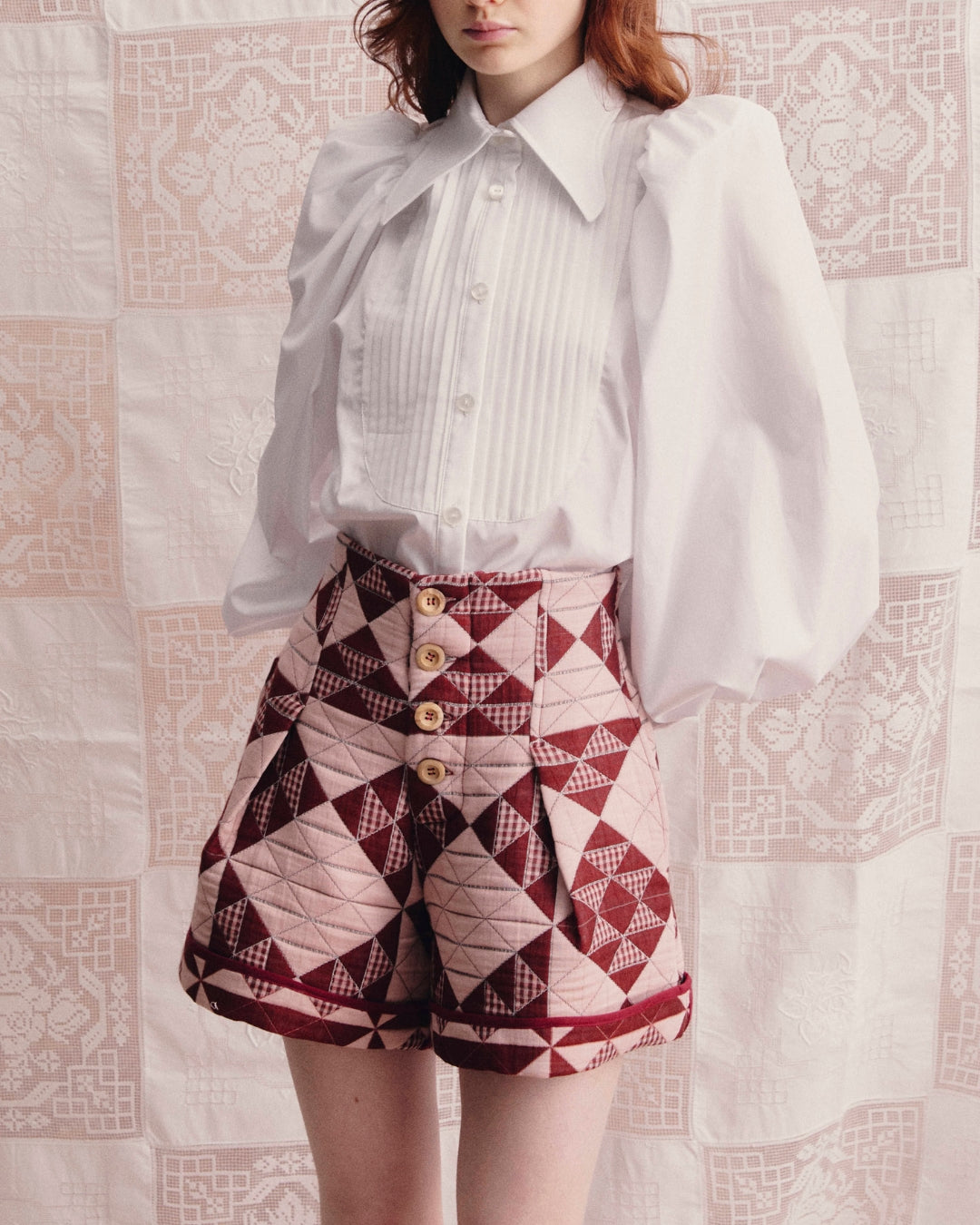 Pants Penny quilt red