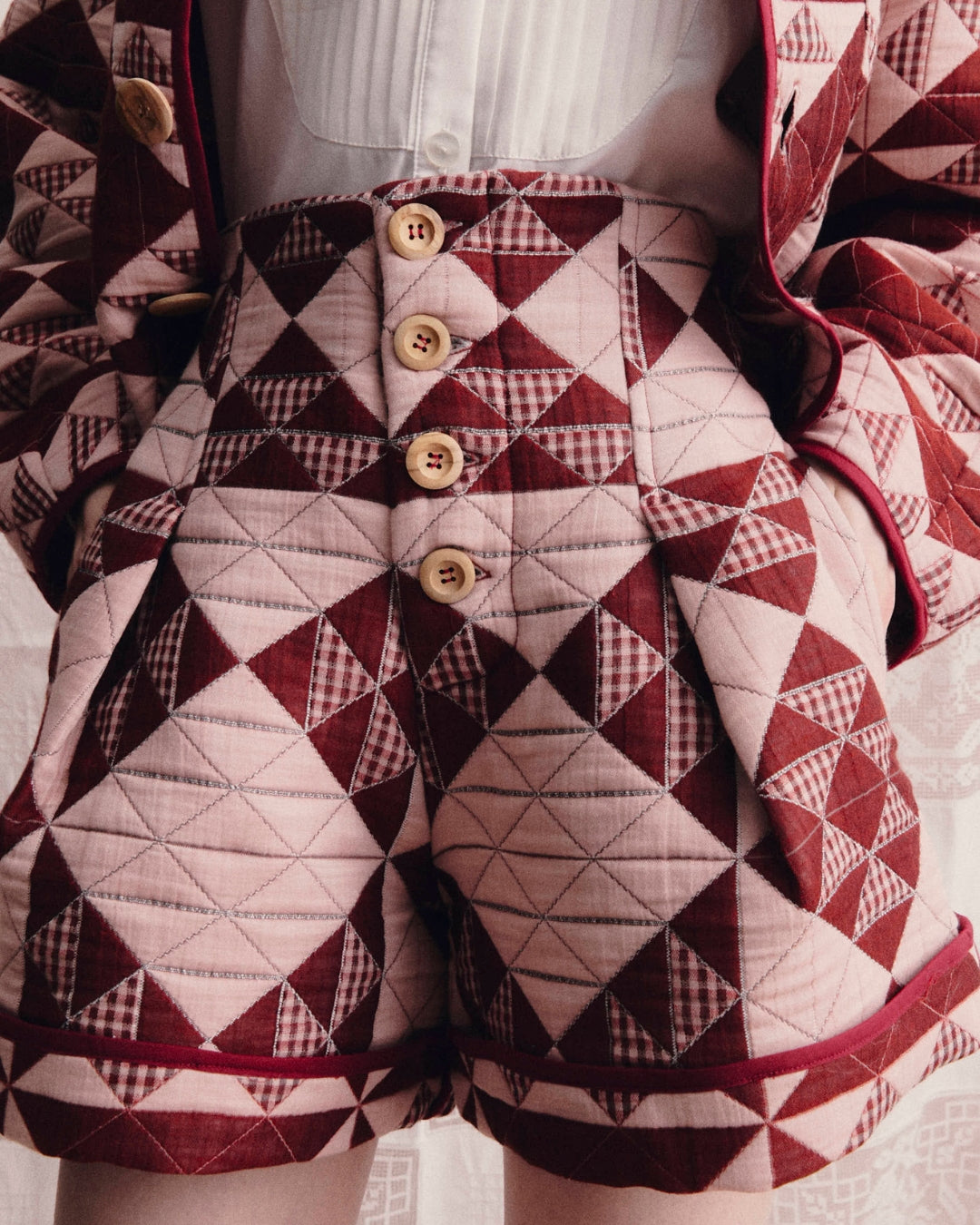 Pants Penny quilt red