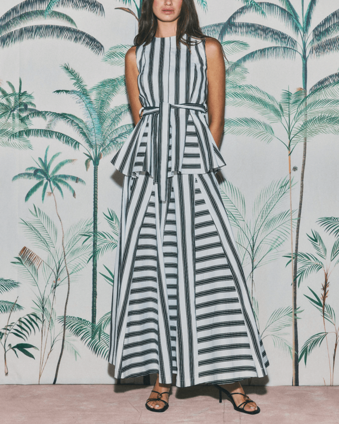 Zanzíbar Black Stripes Skirt