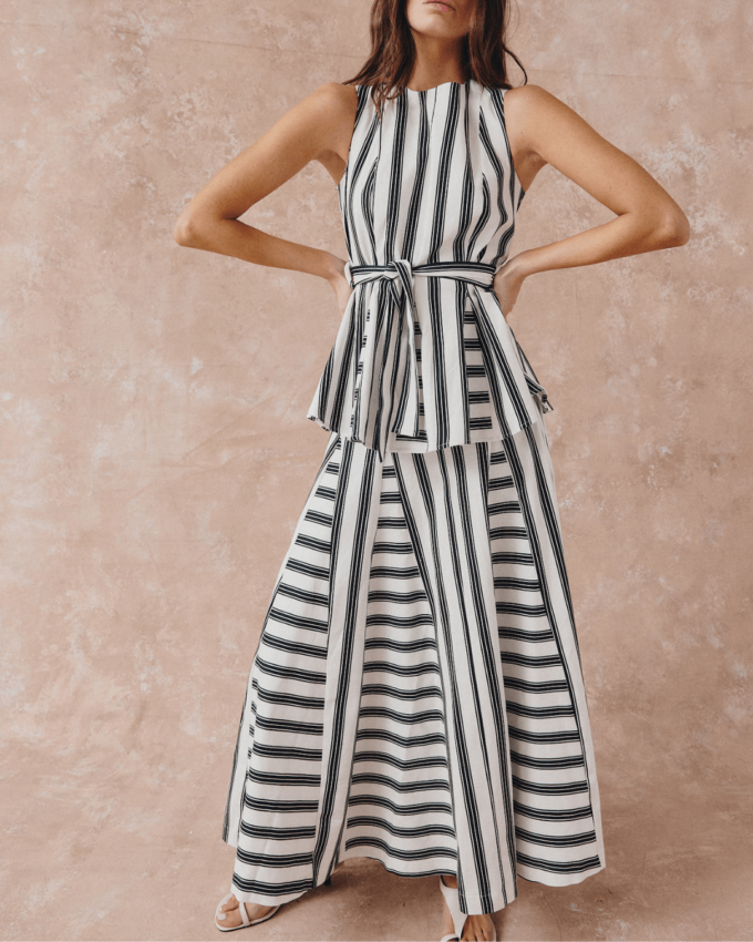 Zanzíbar Black Stripes Skirt