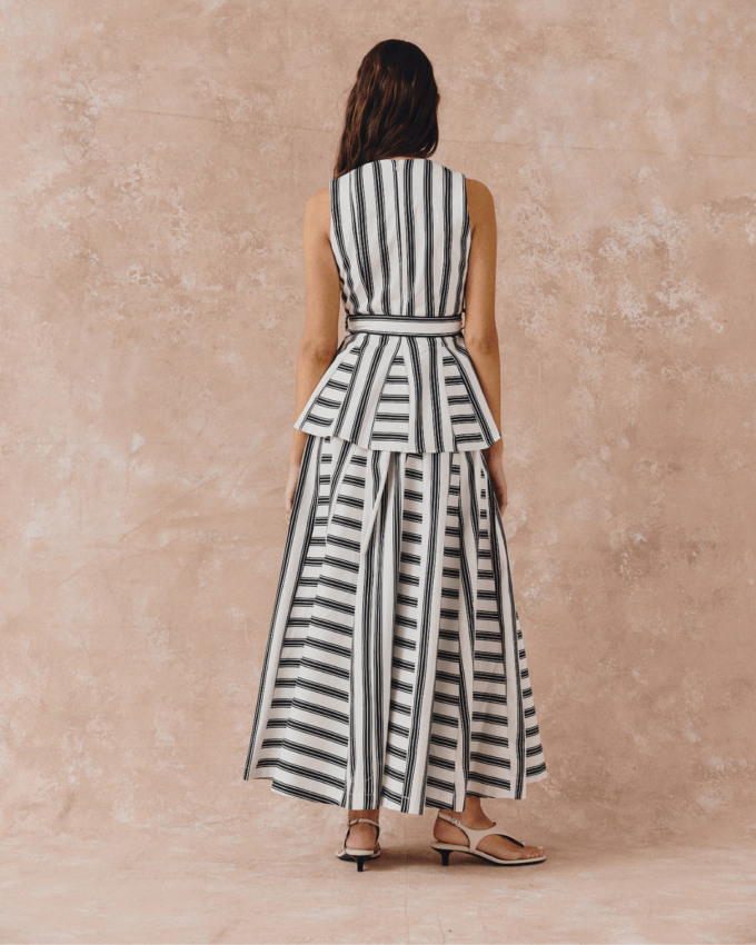 Zanzíbar Black Stripes Skirt