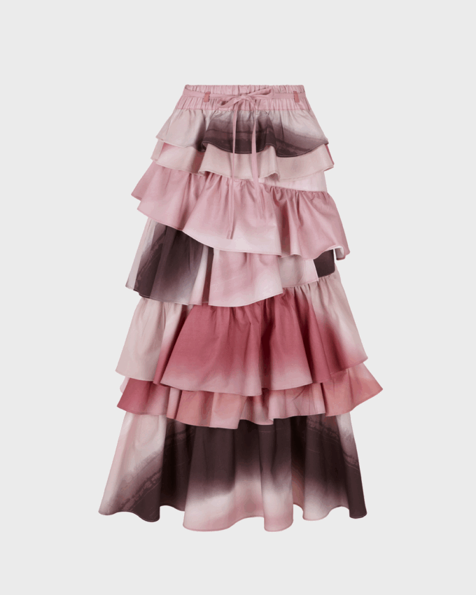 Copacabana Tie Dye Pink Skirt