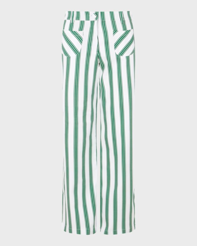 Punky Green Stripes Pant