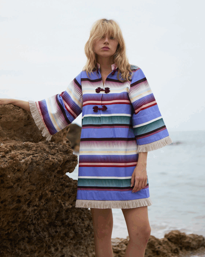 PRE ORDER - Panamá Blue Fringes