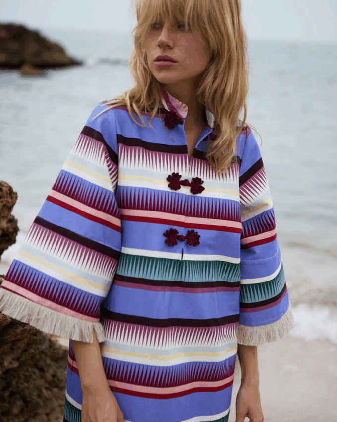 PRE ORDER - Panamá Blue Fringes