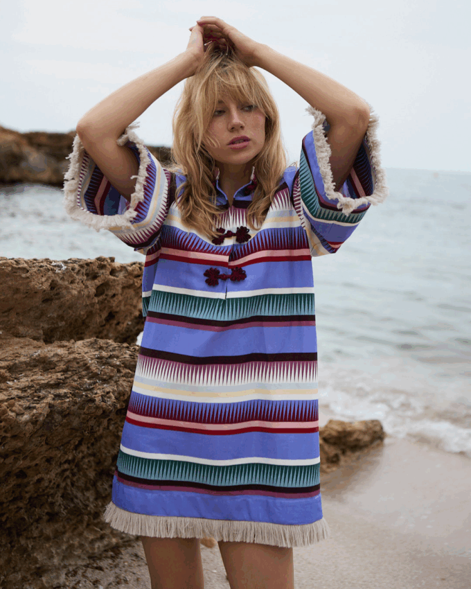 PRE ORDER - Panamá Blue Fringes